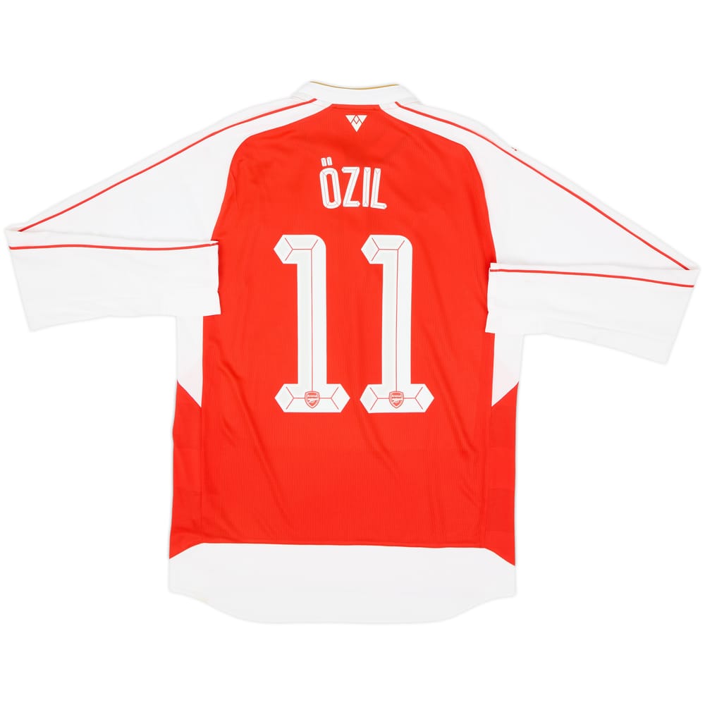 2015-16 Arsenal Home L/S Shirt Ozil #11 - 7/10 - (M)