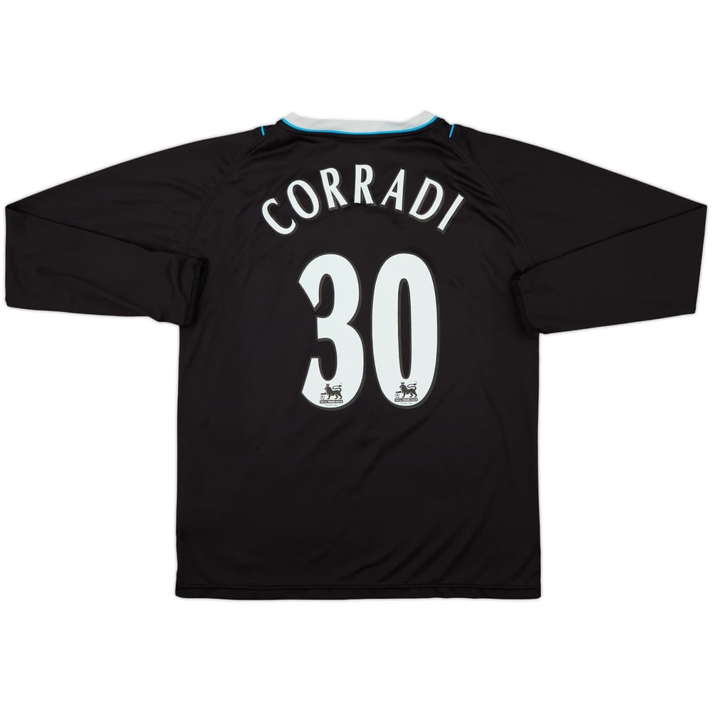 2006-07 Manchester City Away L/S Shirt Corradi #30 - 8/10 - (L)