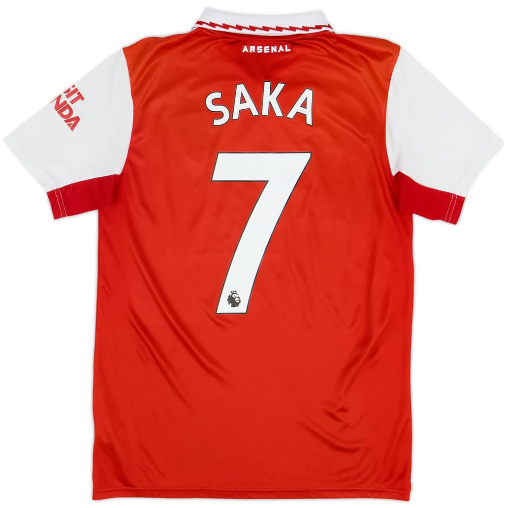 2022-23 Arsenal Home Shirt Saka #7 - 6/10 - (S)