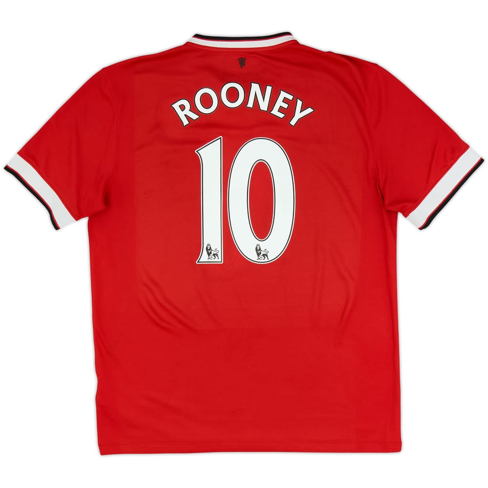 2014-15 Manchester United Home Shirt Rooney #10 - 7/10 - (L)