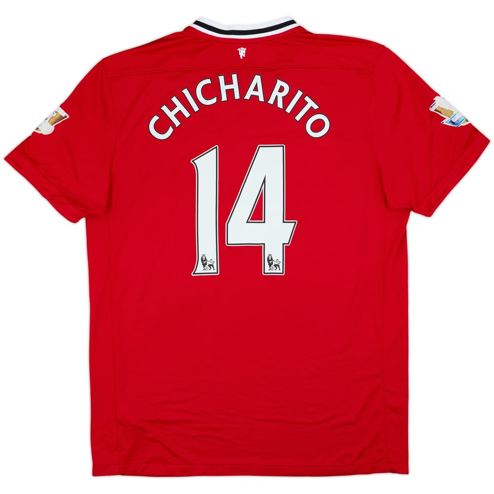 2011-12 Manchester United Home Shirt Chicharito #14 - 6/10 - (XL)