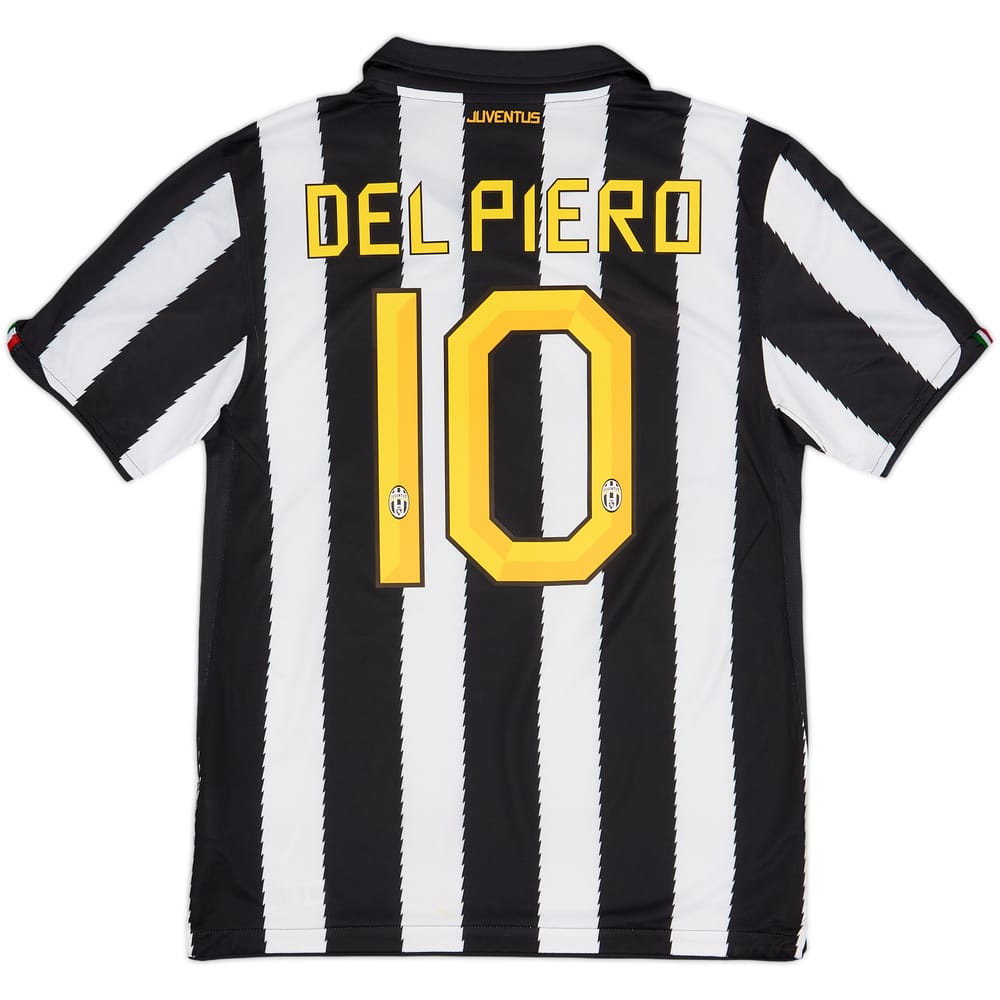 2010-11 Juventus Home Shirt Del Piero #10 - 9/10 - (M)