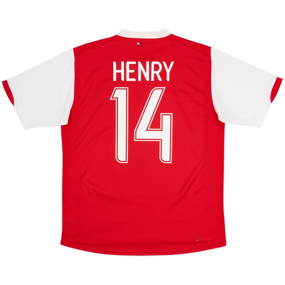 2006-08 Arsenal Camiseta Local Henry #14 - 6/10 - (L)