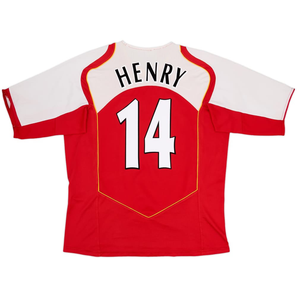 2004-05 Arsenal Home Shirt Henry #14 - 6/10 - (L)