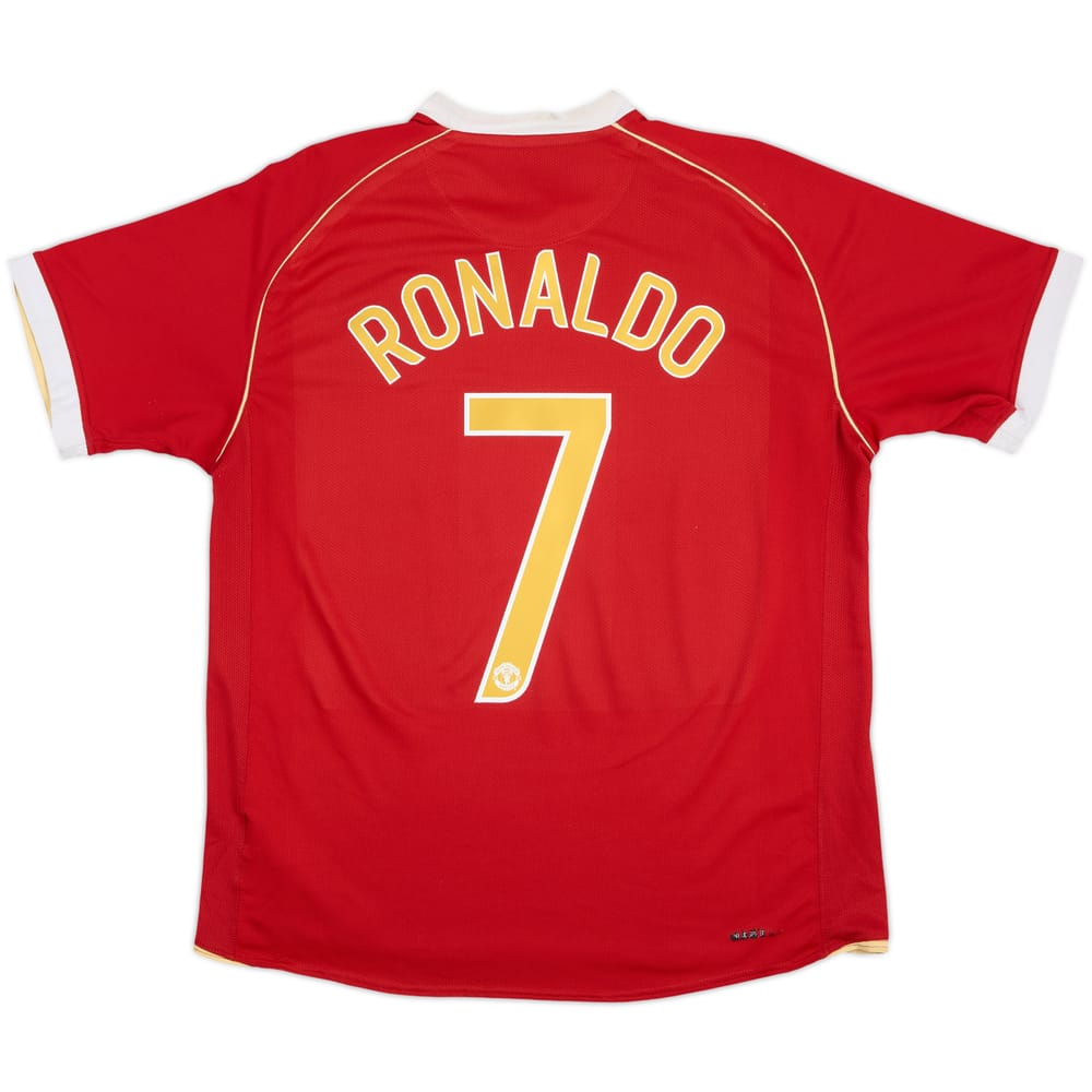 2006-07 Manchester United Home Shirt Ronaldo #7 - 6/10 - (L)