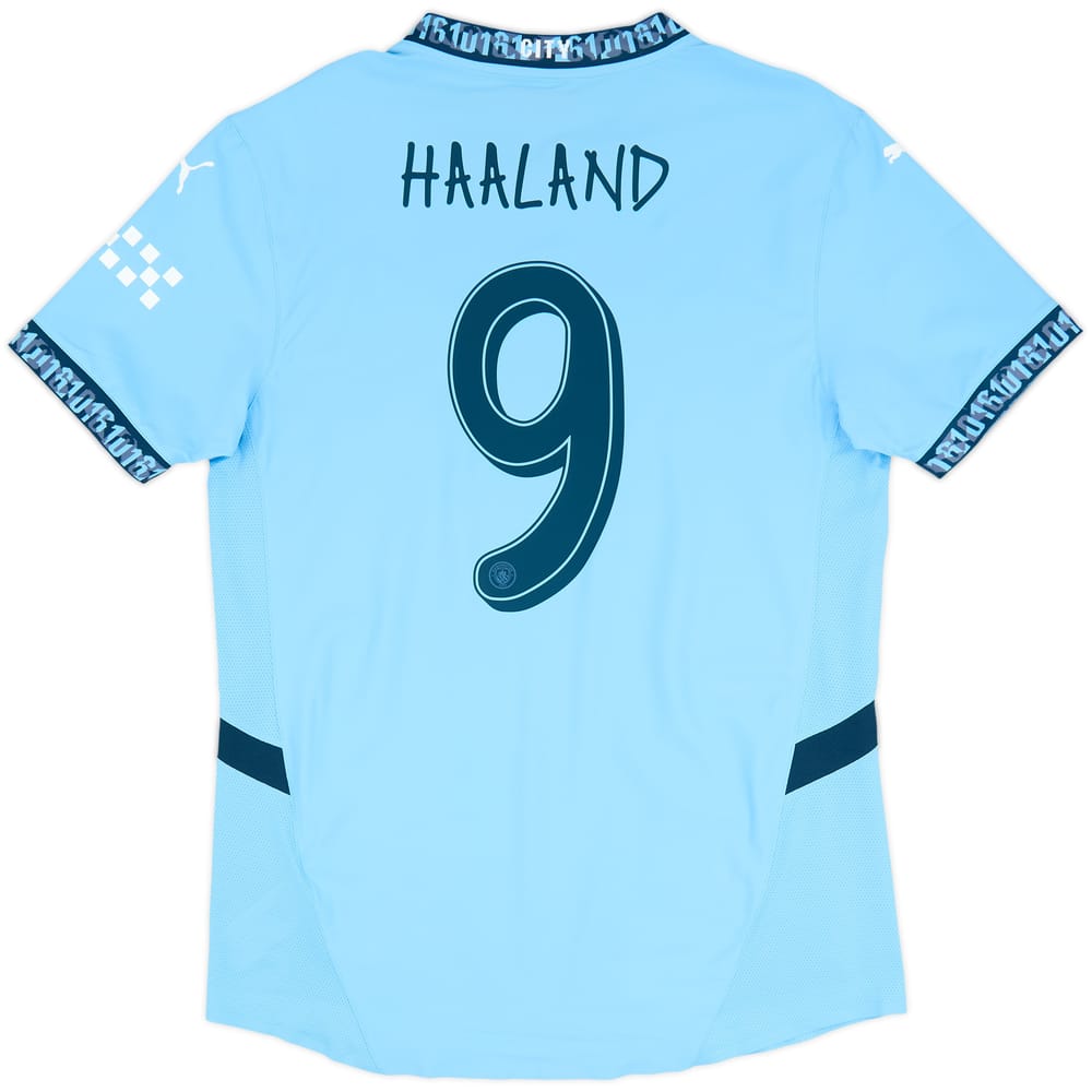 2024-25 Manchester City Authentic Home Shirt Haaland #9