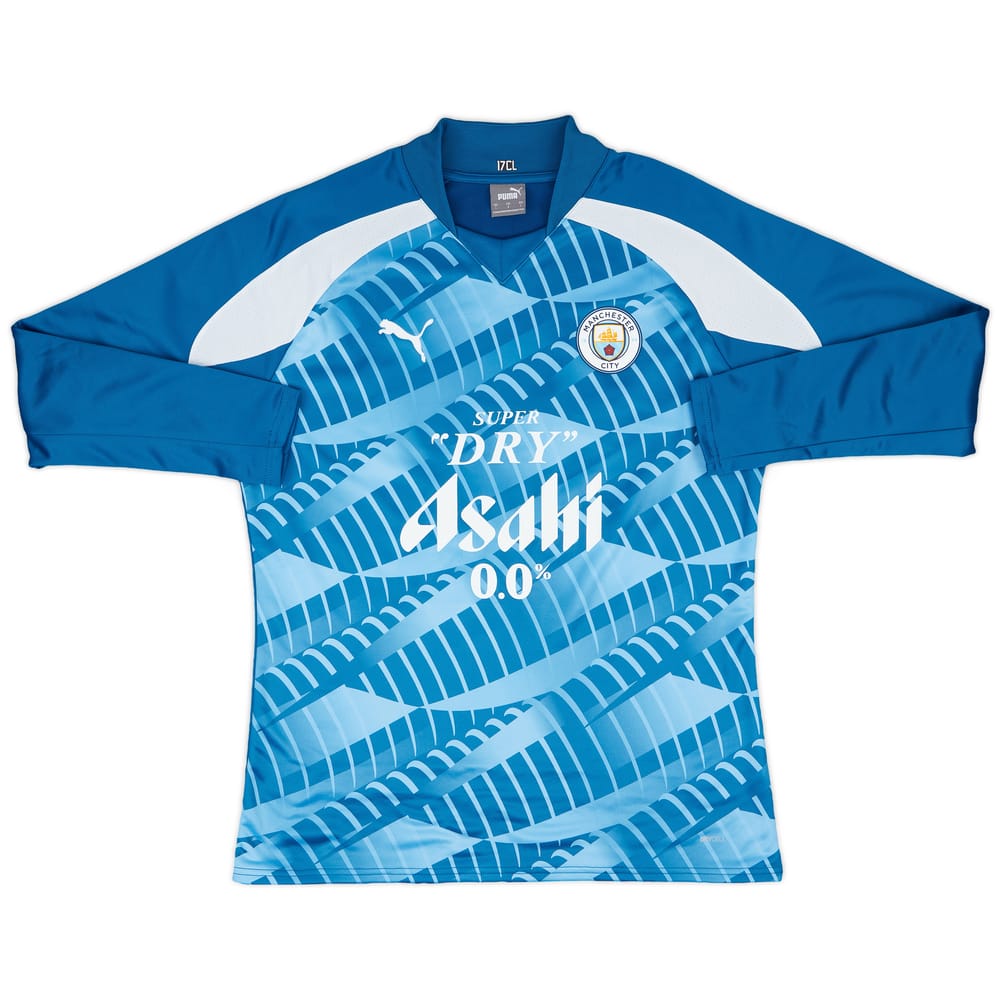 2023-24 Manchester City Player Issue Pre-Match Sweat Top #17 (De Bruyne) - 9/10 - (L)