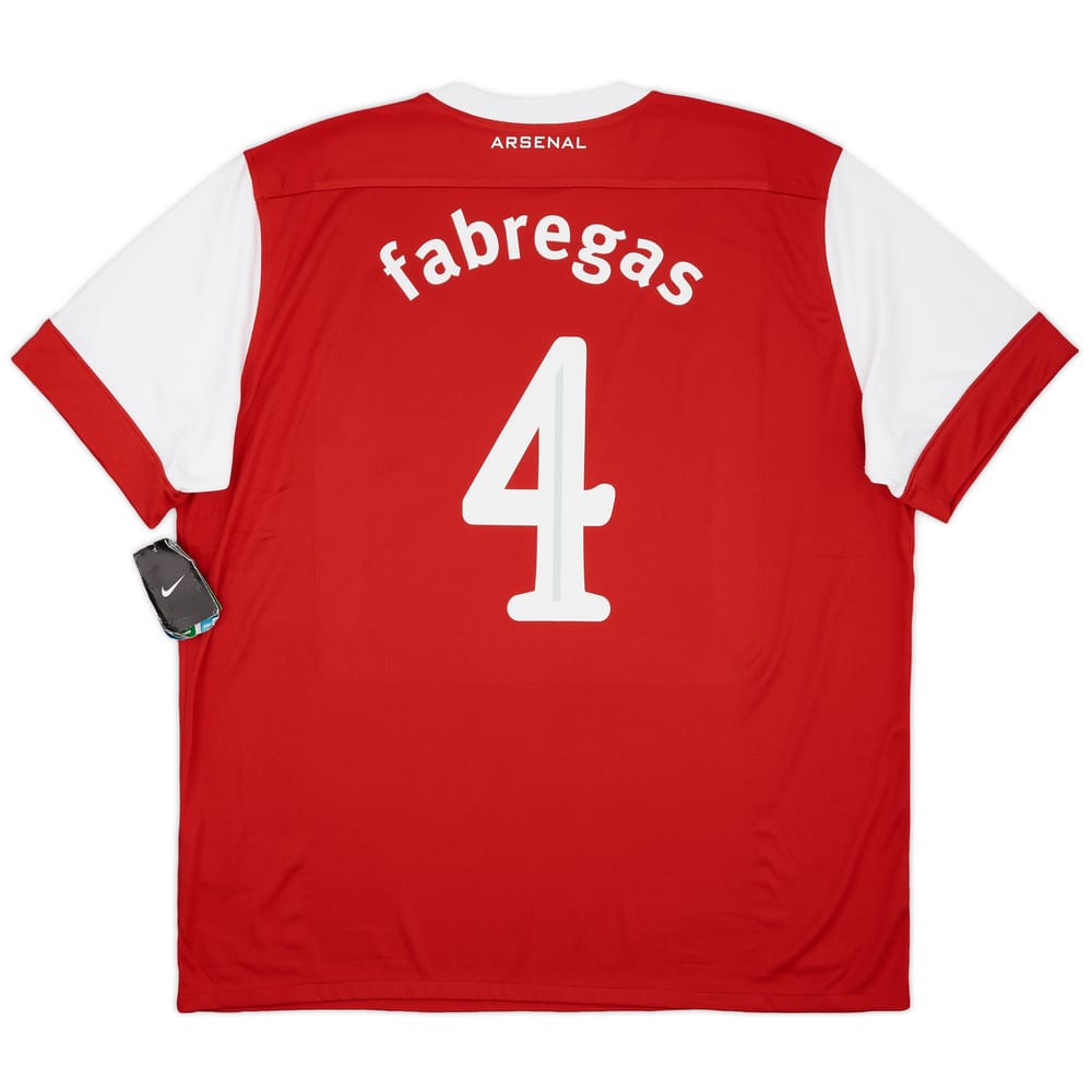 2010-11 Arsenal Home Shirt Fabregas #4 (XXL)