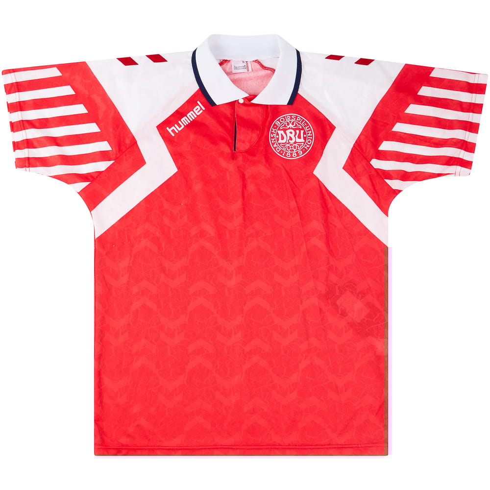 1992-93 Denmark Match Issue Home Shirt #11