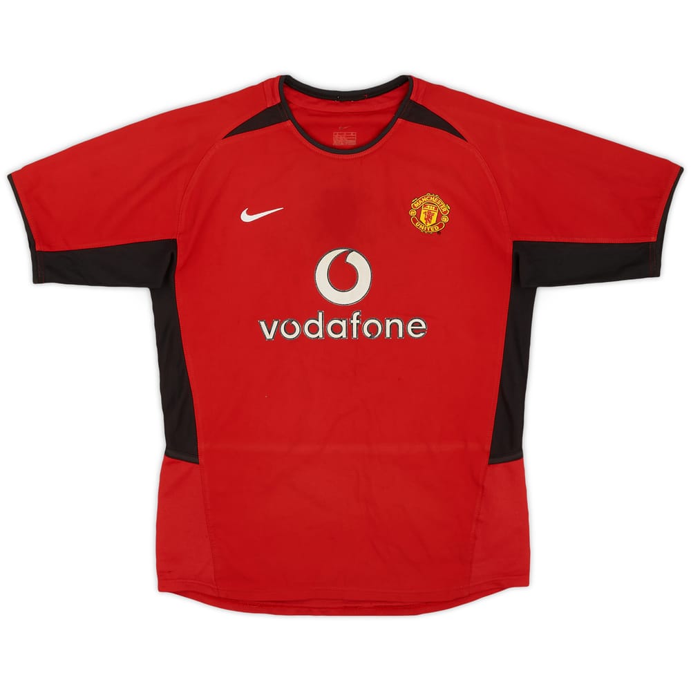 2002-04 Manchester United Home Shirt - 7/10 - (L.Boys)