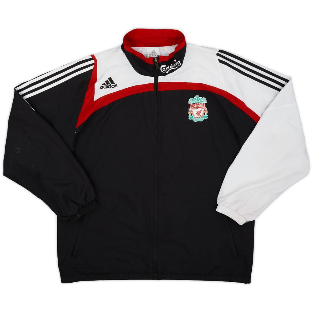 2007-08 Liverpool adidas Track Jacket - 6/10 - (XL)