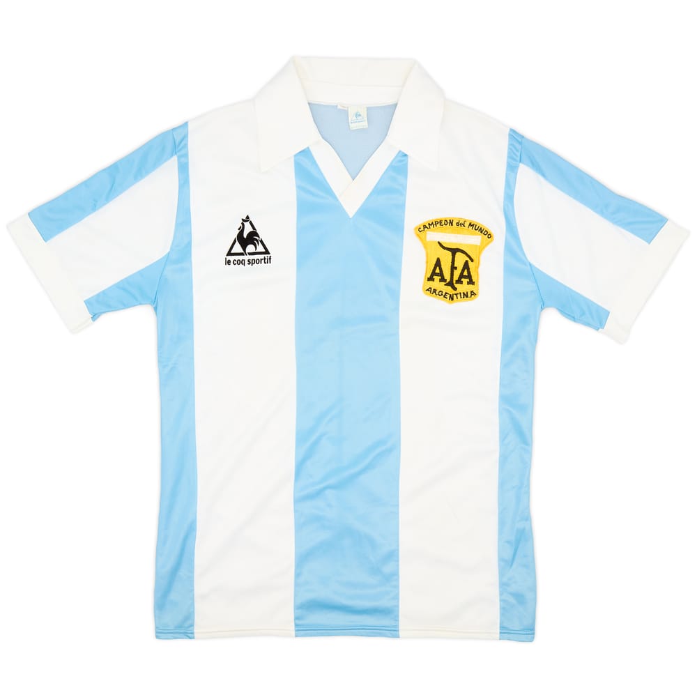 1980-82 Argentina 'Campeon del Mundo' Home Shirt - 9/10 - (L)