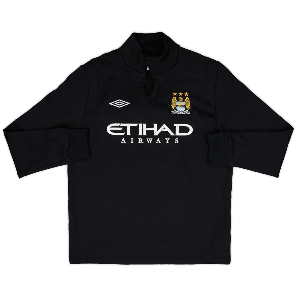 2010-11 Manchester City Umbro 1/4 Zip Drill Top - 5/10 - (L)