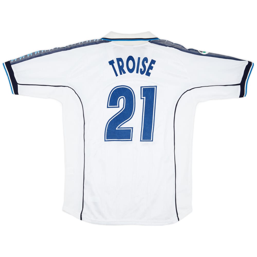 2000-01 Napoli Match Issue Away Shirt Troise #21