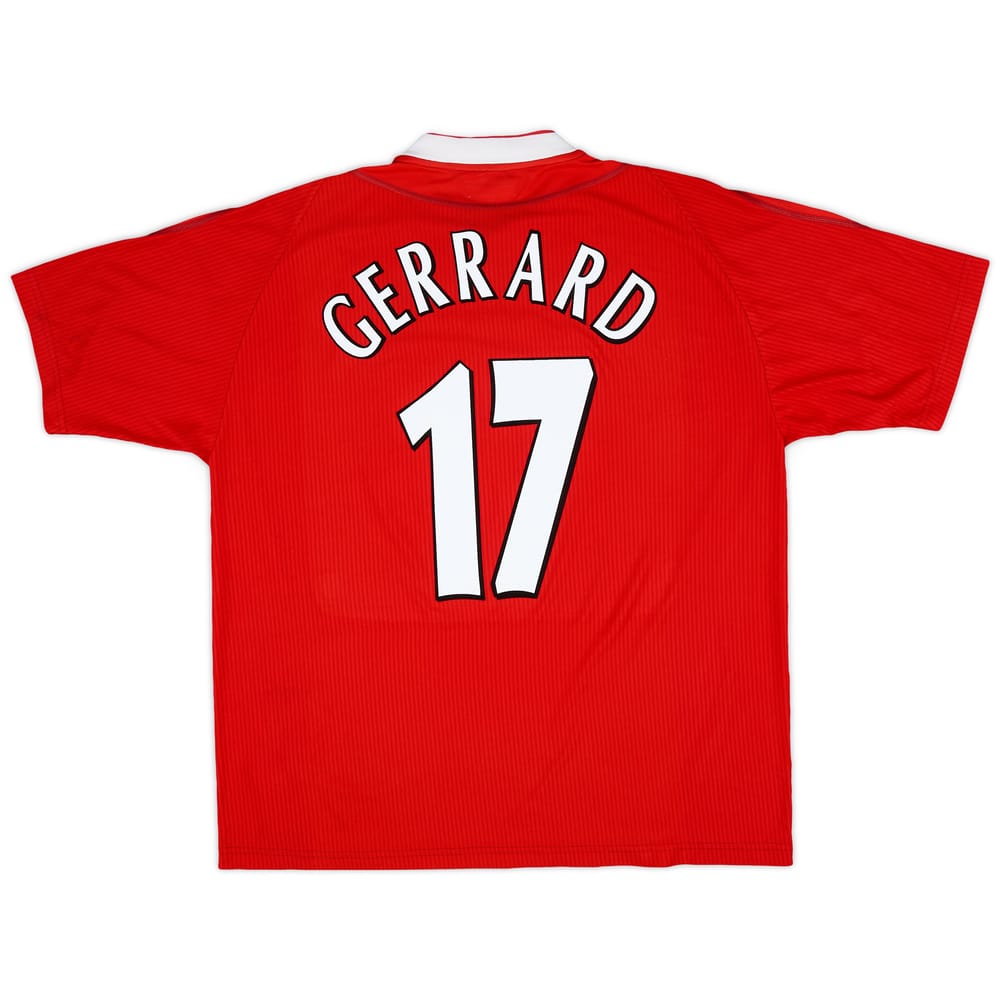 2002-04 Liverpool Home Shirt Gerrard #17 - 8/10 - (S)