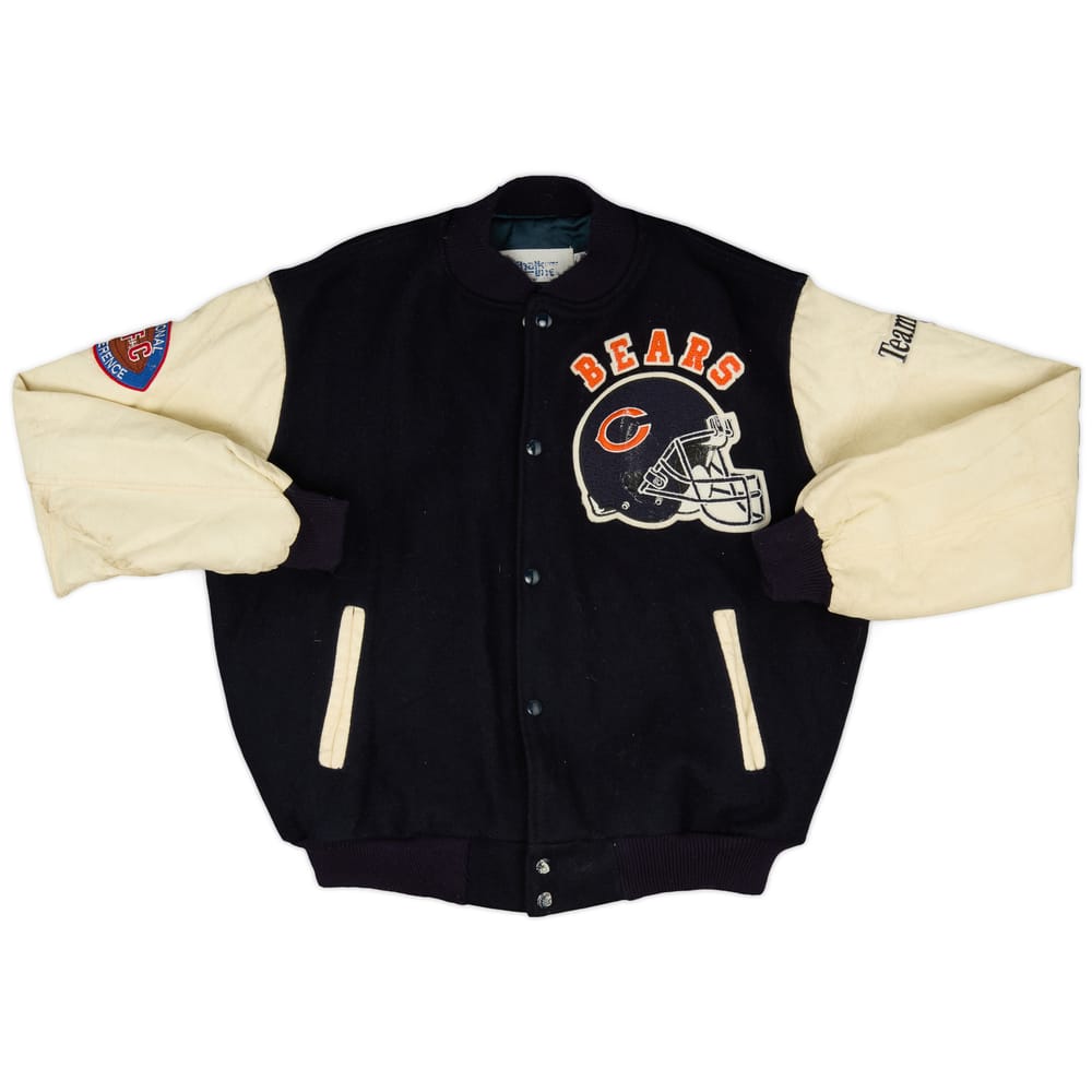 1990s Chicago Bears Chalk Line Letterman Jacket - 5/10 - (L)