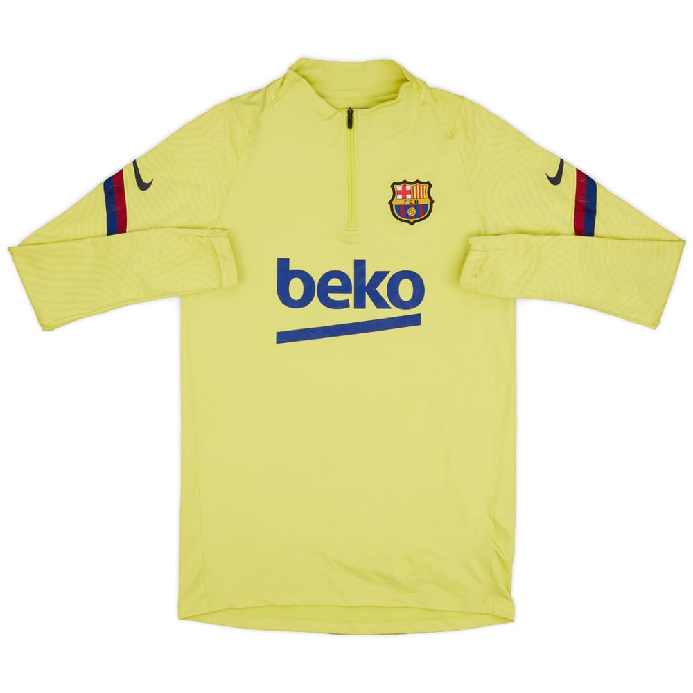 2020-21 Barcelona Nike 1/4 Zip Training Top - 6/10 - (S)