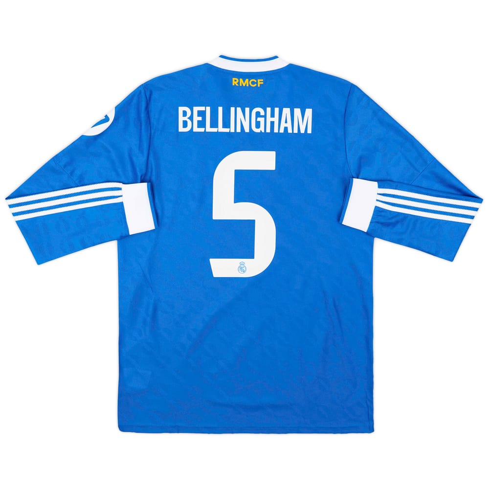 2025-26 Real Madrid Authentic Third L/S Shirt Bellingham #5