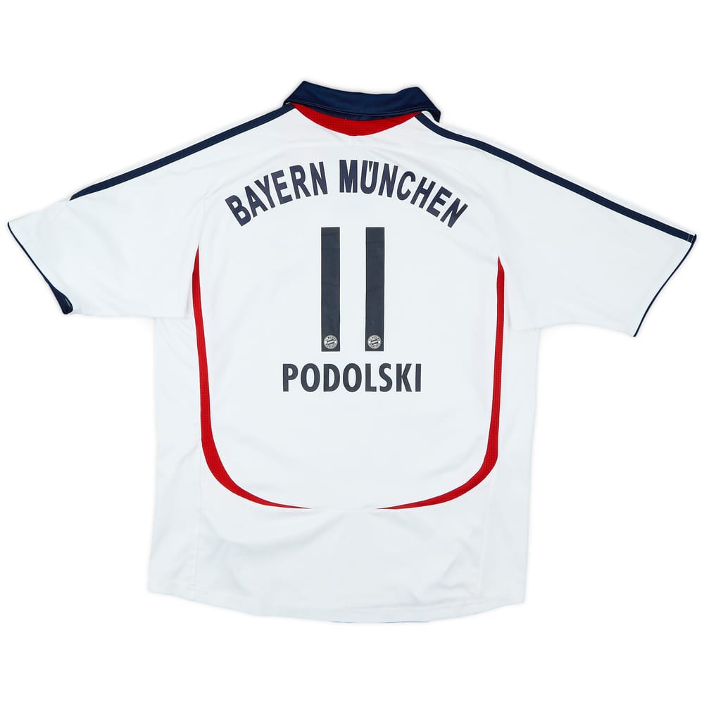 2006-07 Bayern Munich Away Shirt Podolski #11 - 7/10 - (XL.Boys)