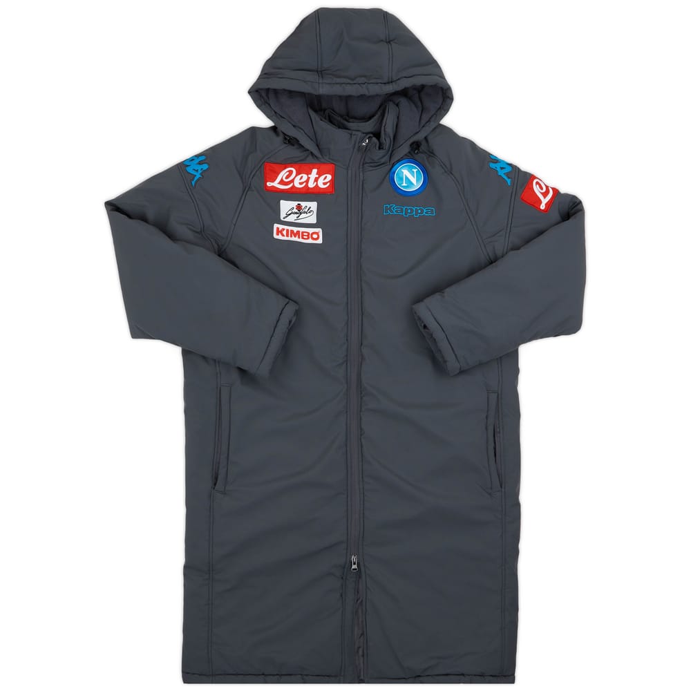 2017-18 Napoli Kappa Long Winter Jacket - 9/10
