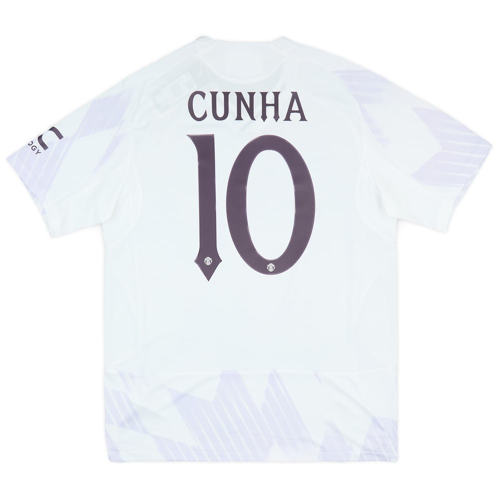 2025-26 Manchester United Authentic Away Shirt Cunha #10