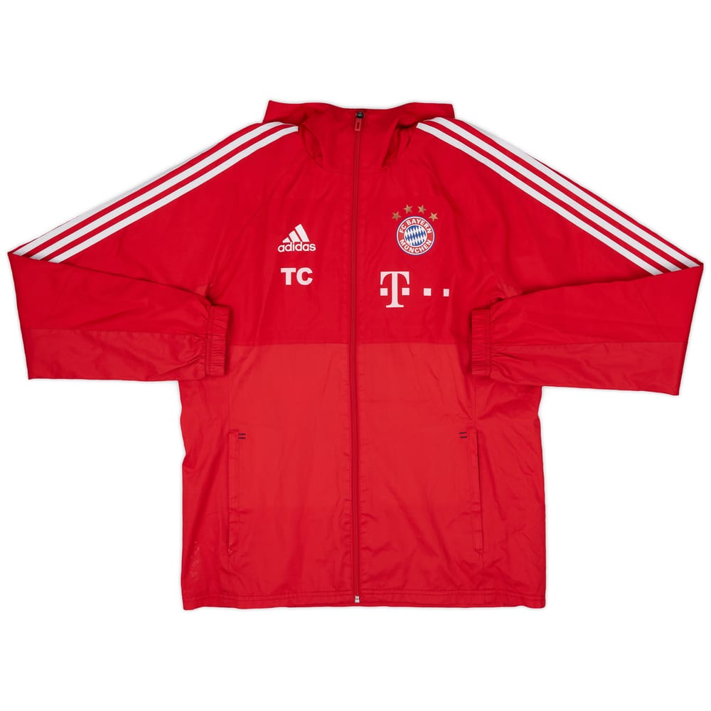 2017-18 Bayern Munich Staff Issue adidas Hooded Rain Jacket TC - 7/10 - (M)