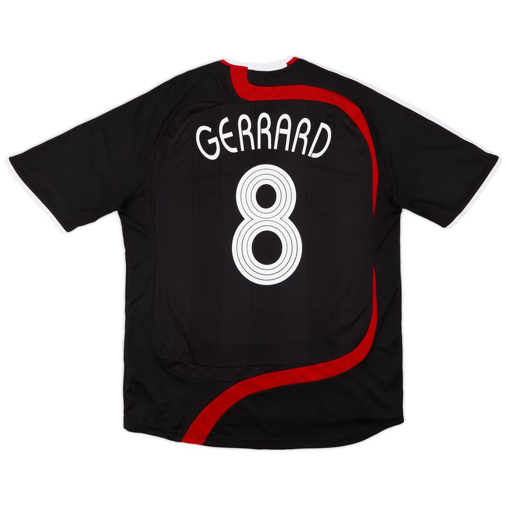2007-08 Liverpool Third Shirt Gerrard #8 - 7/10 - (XL)