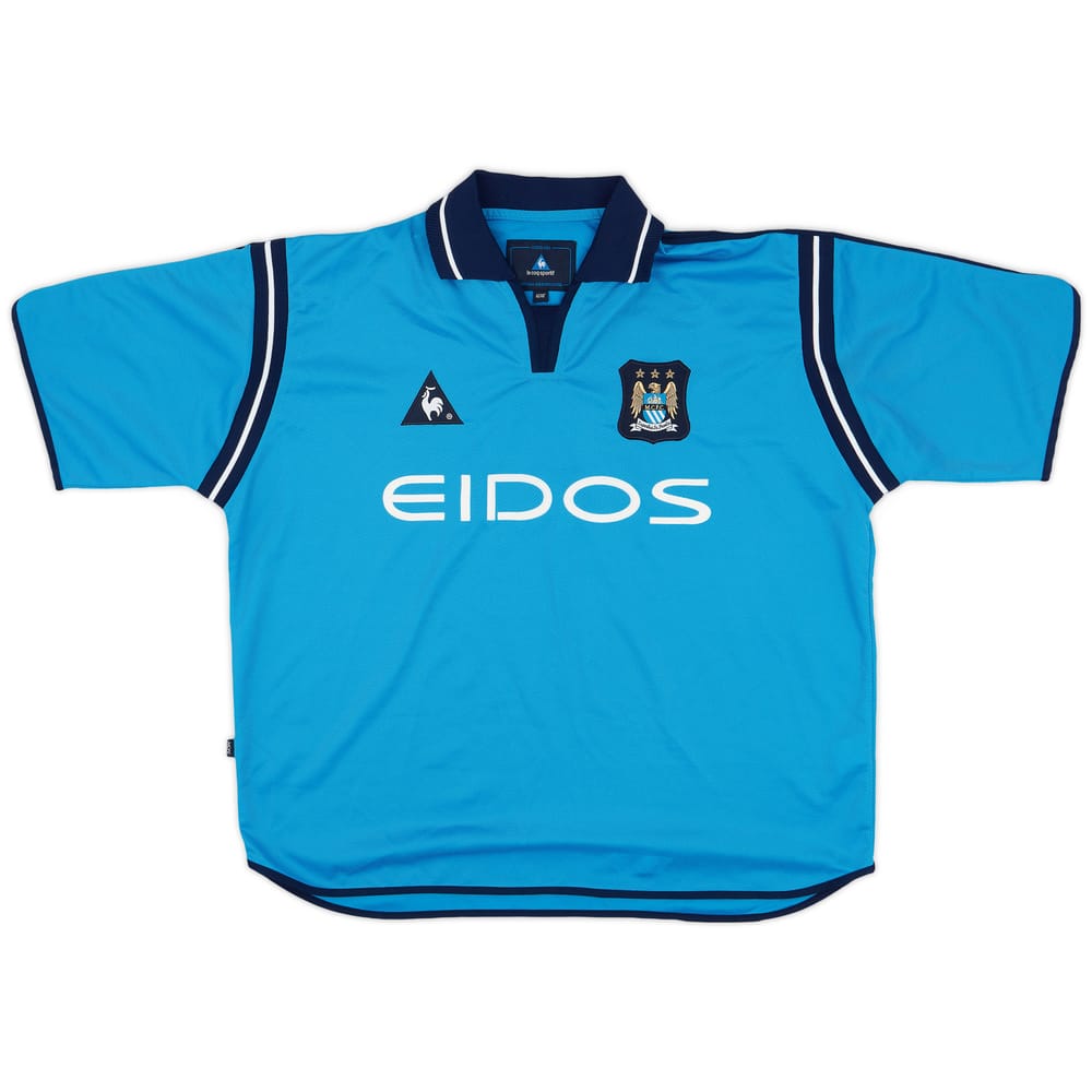 2001-02 Manchester City Home Shirt - 10/10 - (XL)