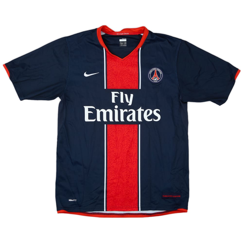 2007-08 Paris Saint-Germain Home Shirt - 8/10 - (M)