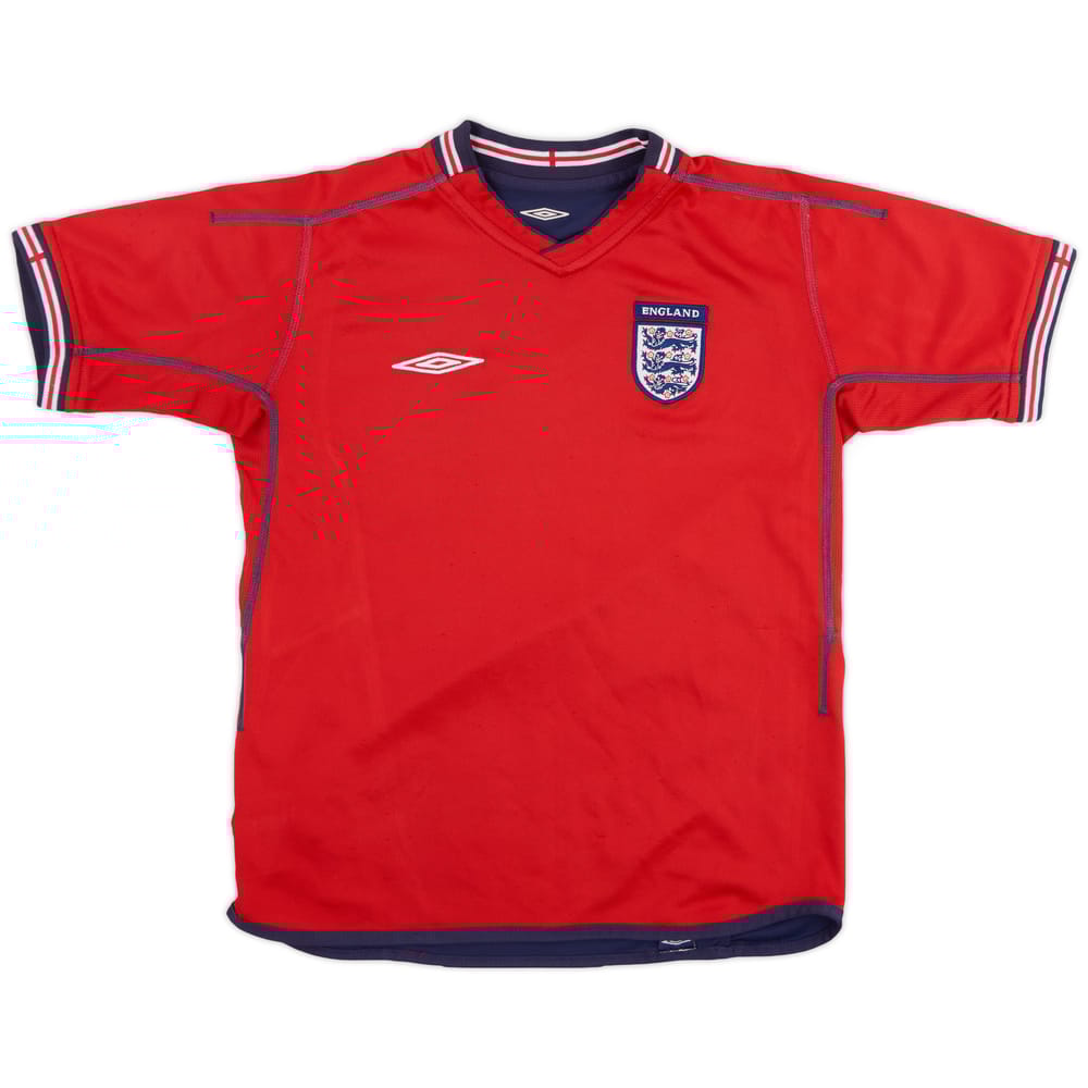 2002-04 England Away Shirt - 8/10 - (S.Boys)