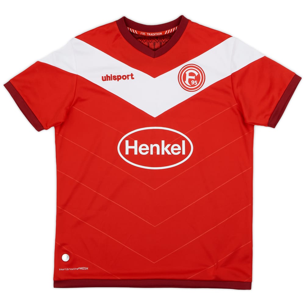 2018-19 Fortuna Dusseldorf Home Shirt - 8/10 - (L)