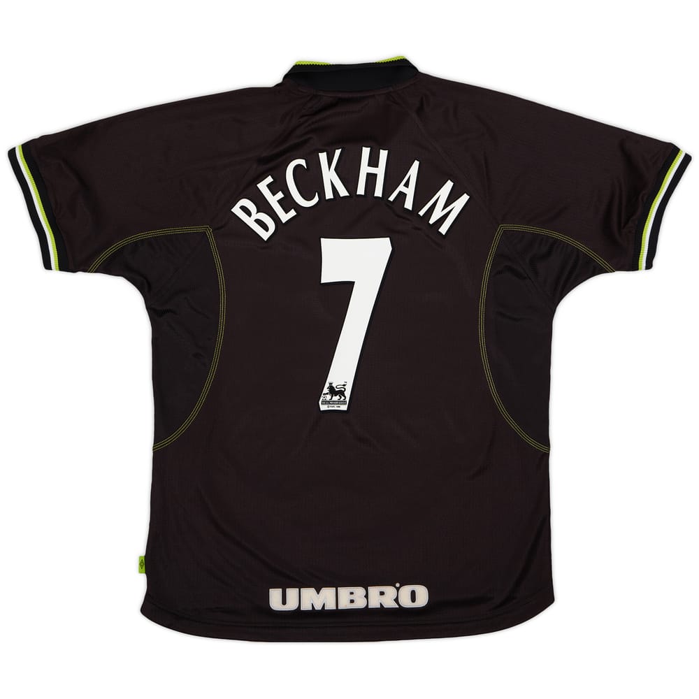 1998-99 Manchester United Third Shirt Beckham #7 - 5/10 - (L)