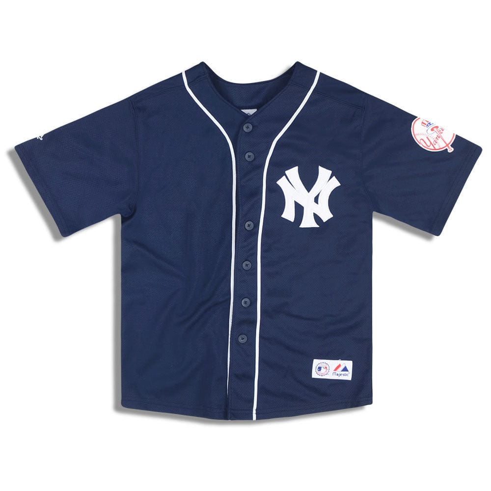 2000s New York Yankees Jeter #2 Majestic Jersey Y