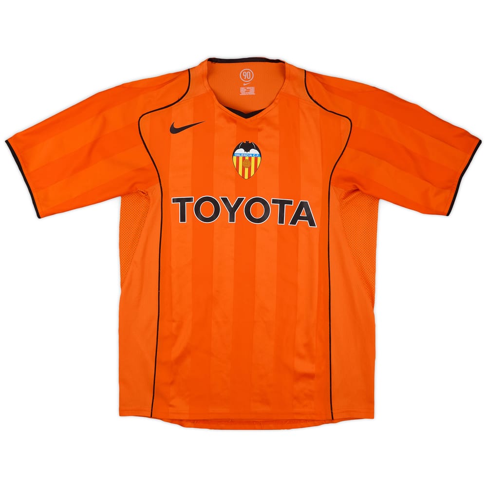 2004-05 Valencia Player Issue Away Shirt - 8/10 - (L)