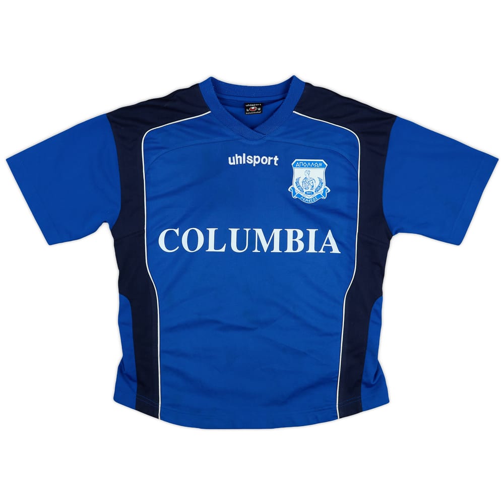 2003-04 Apollon Limassol Uhlsport Training Shirt - 9/10 - (XL.Boys)
