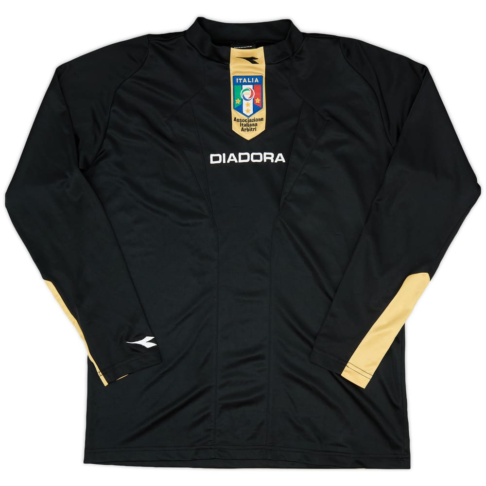 2007-09 Italy Diadora Referee L/S Shirt - 4/10 - (S)