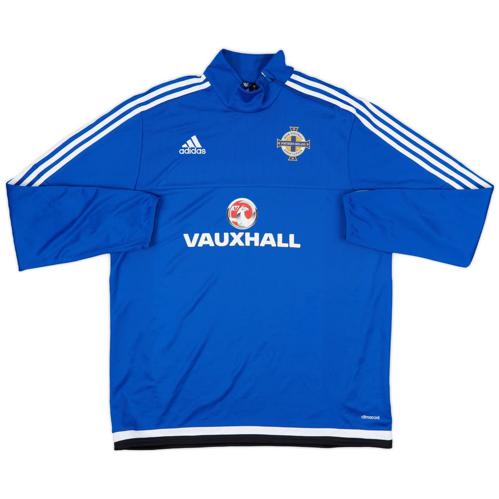 2016-17 Northern Ireland adidas 1/4 Zip Drill Top - 7/10 - (XL)