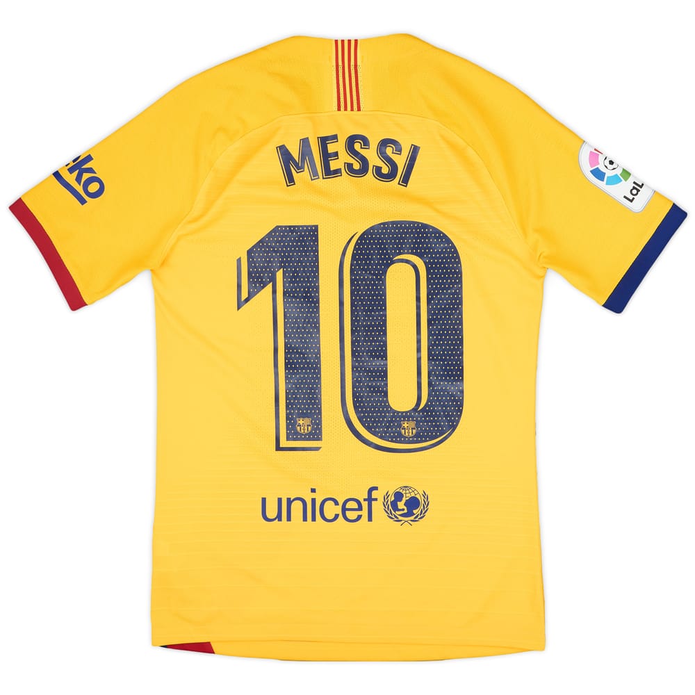 2019-20 Barcelona Authentic Away Shirt Messi #10 - 9/10 - (S)