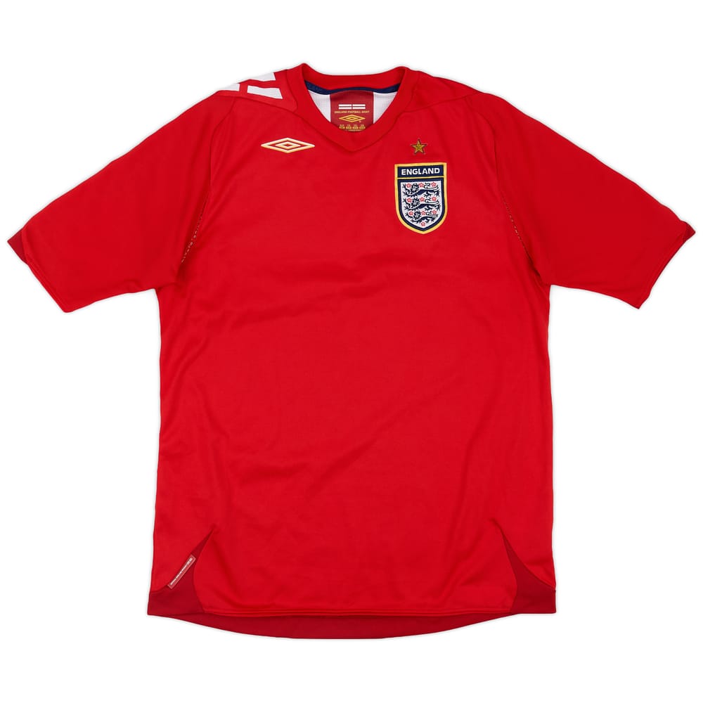 2006-08 England Away Shirt - 9/10 - (XL.Boys)