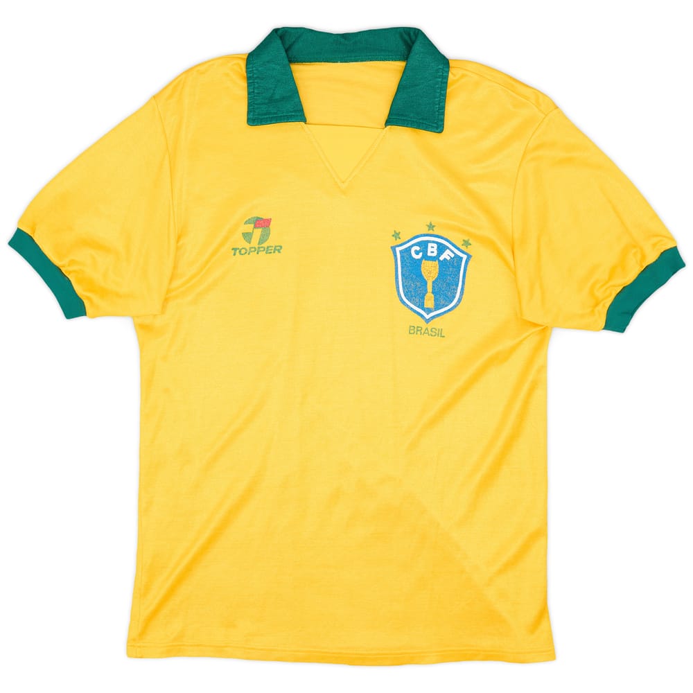 1990 Brazil Home Shirt - 6/10 - (M)