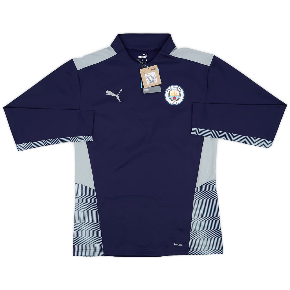 2021-22 Manchester City Puma 1/4 Zip Training Top (M)