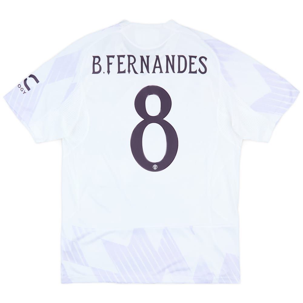 2025-26 Manchester United Authentic Away Shirt B.Fernandes #8