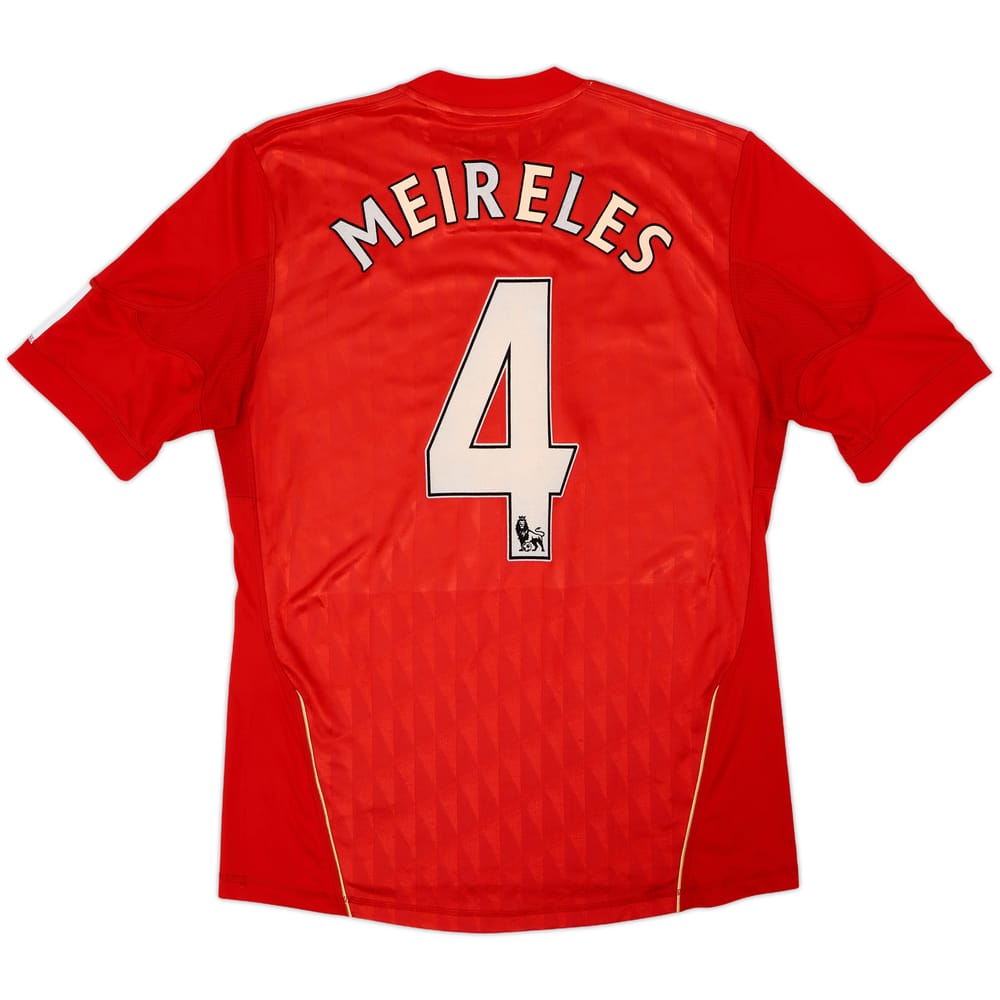 2010-12 Liverpool Home Shirt Meireles #4 - 6/10 - (M)