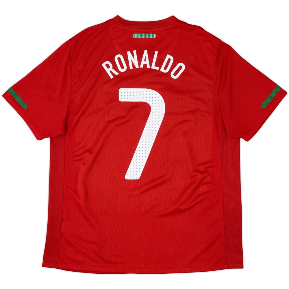 2010-11 Portugal Home Shirt Ronaldo #7 - 6/10 - (L)