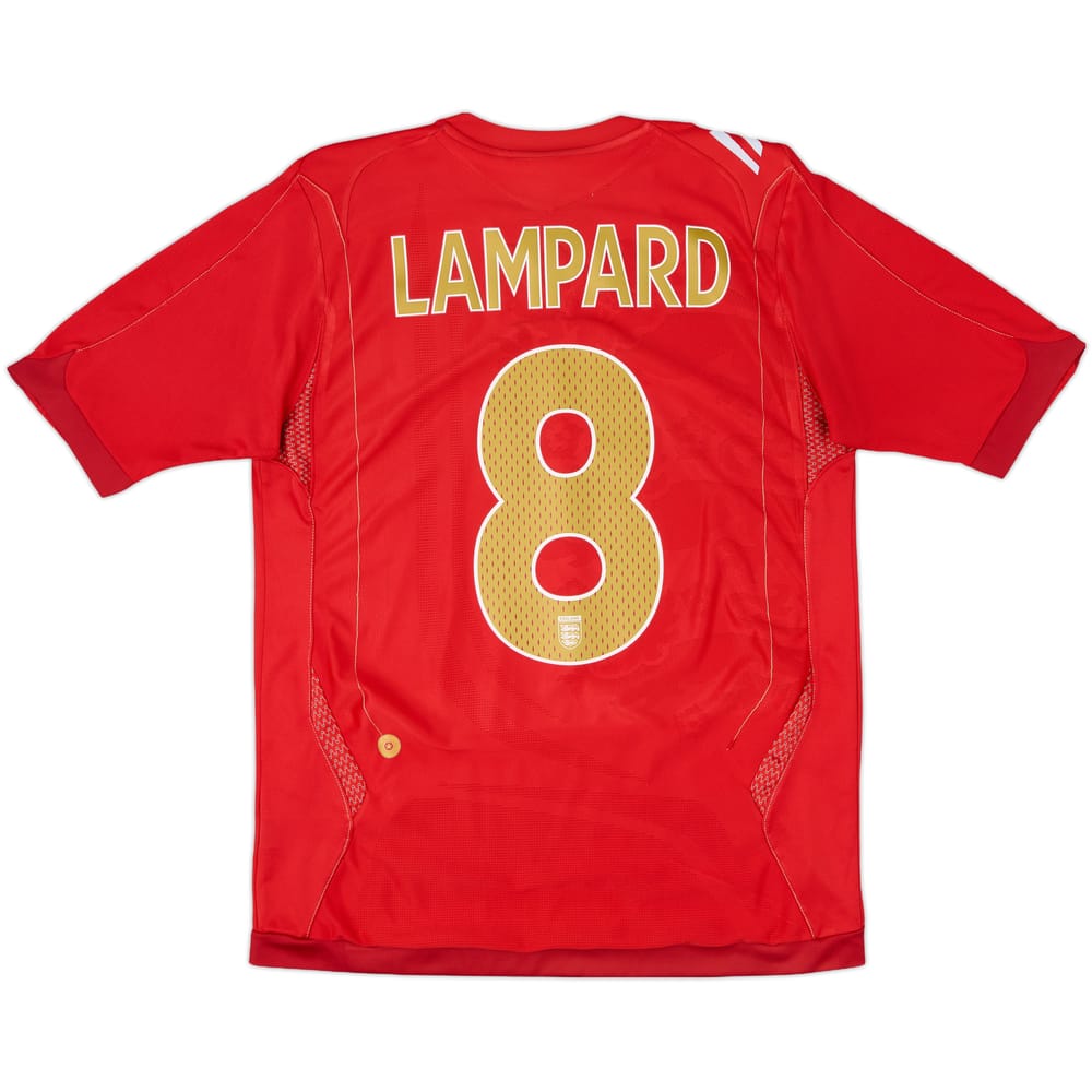 2006-08 England Away Shirt Lampard #8 - 5/10 - (S)