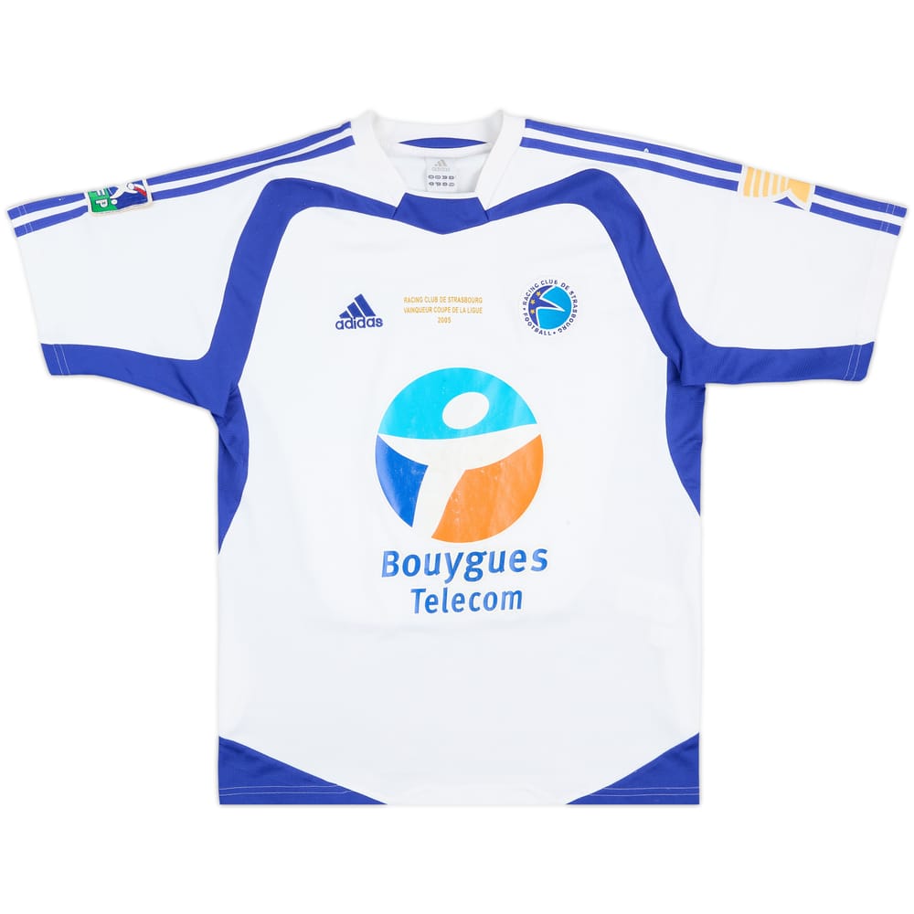 Camiseta de visitante del Strasbourg Coupe de Ligue 2004-05 - 4/10 - (M)