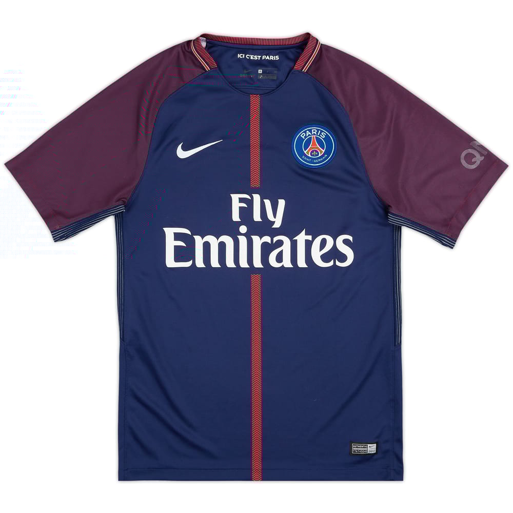 Camiseta de local del Paris Saint-Germain 2017-18 Cavani #9 - 8/10 - (S)