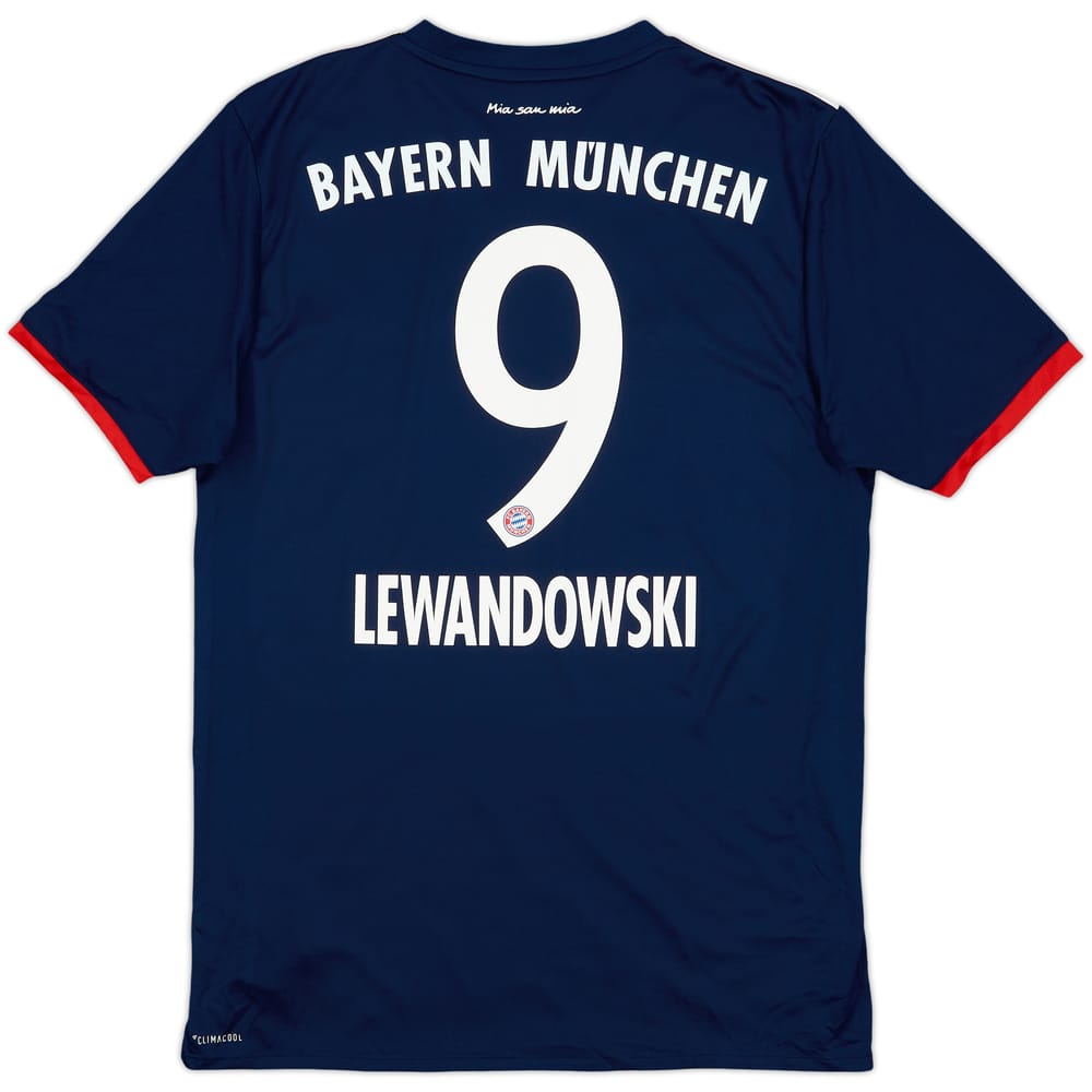 2017-18 Bayern Munich Away Shirt Lewandowski #9 - 8/10 - (M)