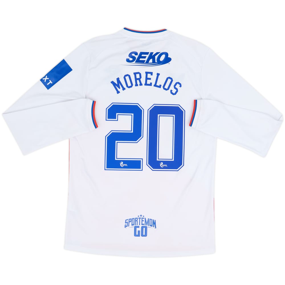 2022-23 Rangers Away L/S Shirt Morelos #20 - 6/10 - (M)