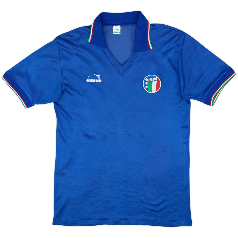 1986-91 Italy Home Shirt #15 (Baggio) #15 - 7/10 - (L)